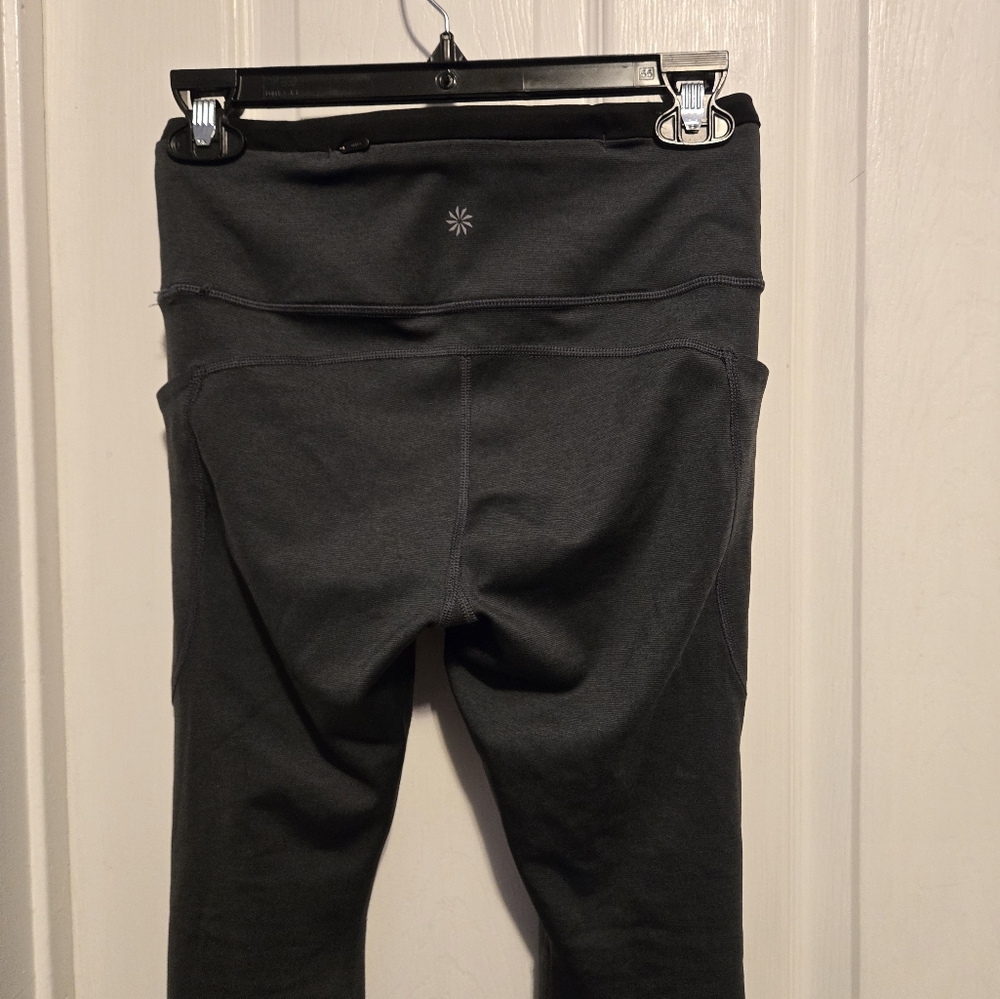Allyson Felix & Athleta  Leggings Women's Size SP Color Dark Gray/Black - Picture 10 of 12